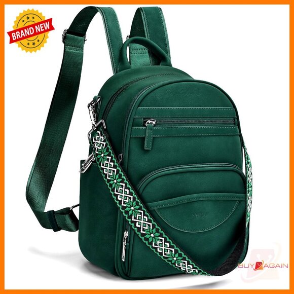 Mini Vegan Leather Backpack Purse with RFID Blocking & Tablet Pocket main image 4